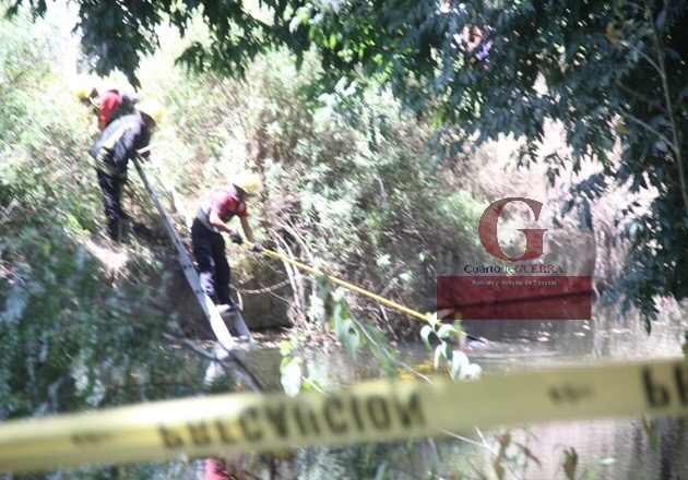 Encuentran sin vida a mariachi dentro de una presa, en Quiahuixtlán, Totolac